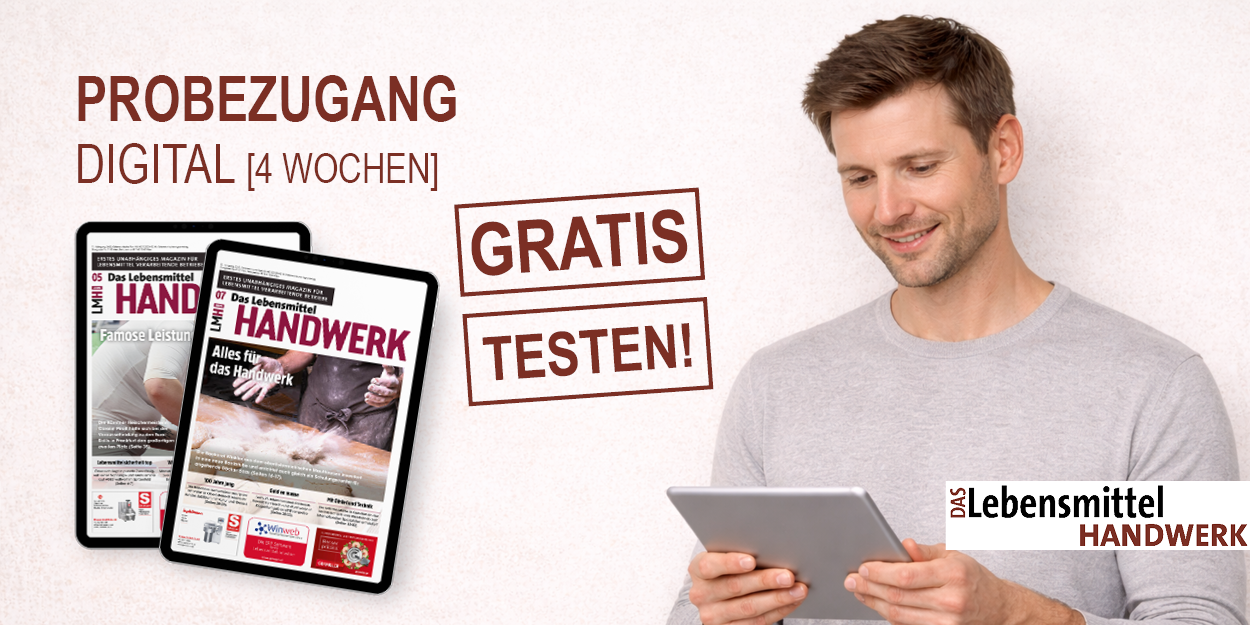 Lebensmittelhandwerk Probezugang Digital